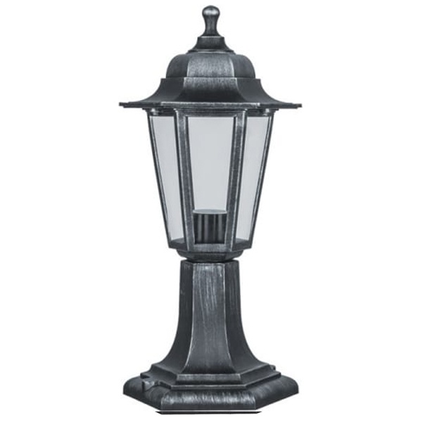 Светильник Navigator 80 476 NOF-PG34-004-IP44-E27 max60W пластик шестигранник на постамент серебро