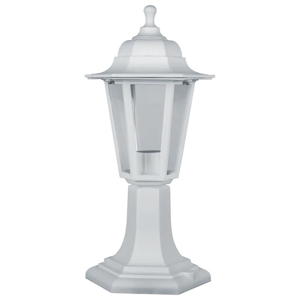 Светильник Navigator 80 477 NOF-PG34-005-IP44-E27 max60W пластик шестигранник на постамент белый