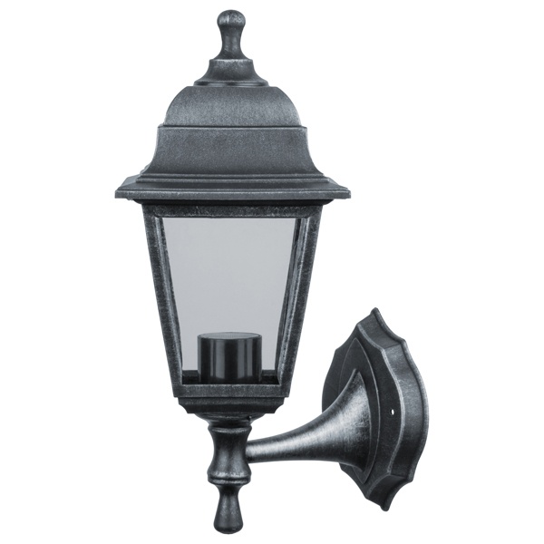 Светильник Navigator 80 491 NOF-PG30-004-IP44-E27 max60W пластик четырехгранник настенный серебро