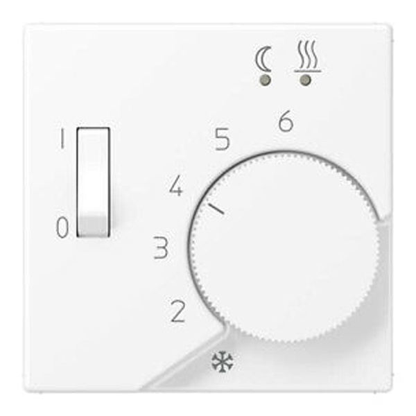 Накладка для регулятора подогрева пола Jung A FTR231U Белоснежный матовый