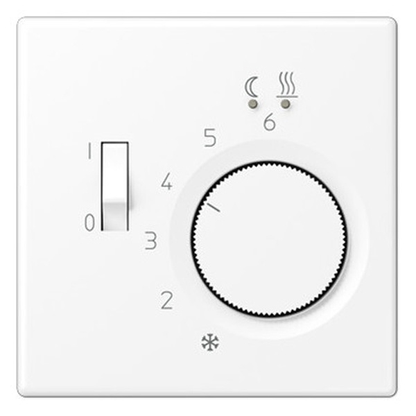 Накладка Jung LS для регулятора подогрева пола FTR231U Белоснежный матовый