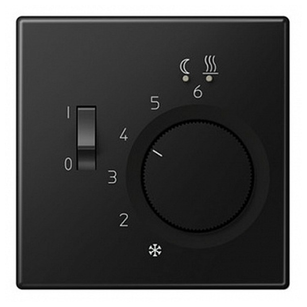 Накладка Jung LS для регулятора подогрева пола FTR231U Антрацит черный матовый