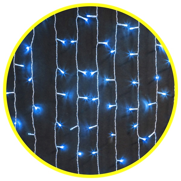 Гирлянда занавес 61 859 NGF-C01-192B-10-1.5x1.2m-230-TR-IP20 постоянное свечение, синий