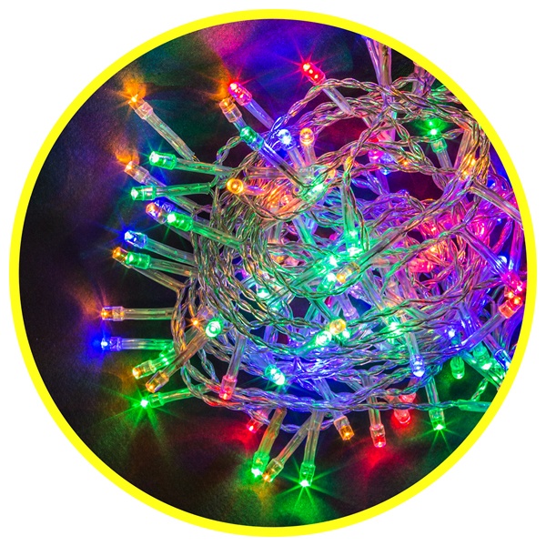 Гирлянда нить 61 788 NGF-S01-30RGBY-5-1.8m-2AA-TR-IP20 постоянное свечение, мультиколор