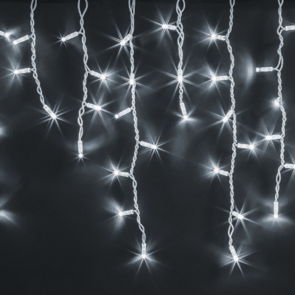 Гирлянда бахрома 14 104 NGF-I01-100CW-8-3.5m-230-WH-IP65 3,5W 230V белый каучук 2х0,5м 8 режимов