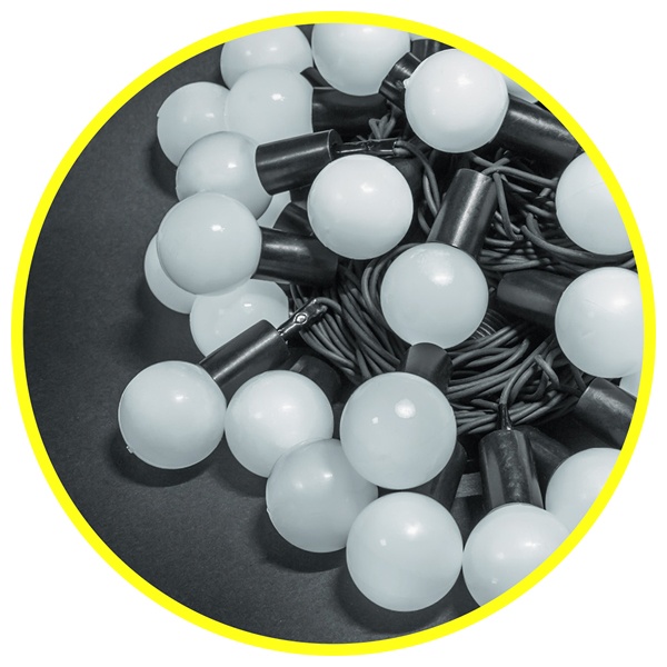 Гирлянда нить 61 838 NGF-B02-70CW-10-8m-230-BL-IP44 постоянное свечение, белый