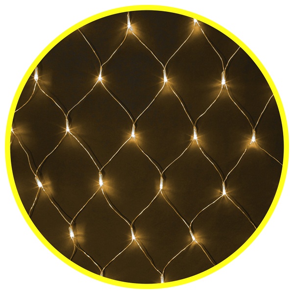 Гирлянда нить 61 854 NGF-N01-240WW-12-2x1.5m-230-TR-IP44 8 режимов, теплый белый