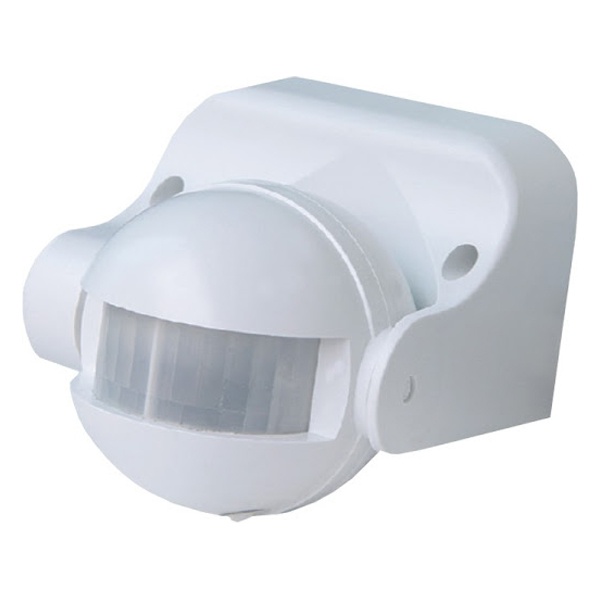 Датчик движения настенный TDM ДДС-02 1100Вт, 5-480с, 12м, 5+Лк, 180гр IP44