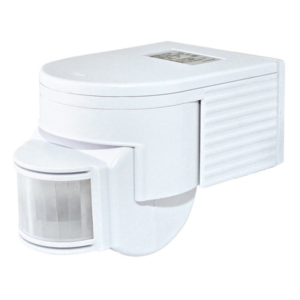 Датчик движения настенный TDM ДДС-04 1100Вт, 5-480с, 12м, 5+Лк, 180гр IP44