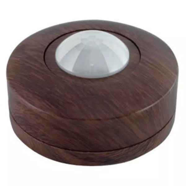 Датчик движения потолочный TDM ДДП-03В (1200Вт, 10-900с, 6м , 3+Лк, 120(сбоку)+360(сверху)гр IP33)