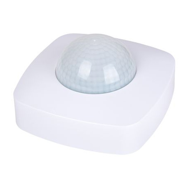 Датчик движения потолочный TDM ДДП-06 2000Вт,10-1800с, 20м, 3+Лк, 180(сбоку)+360(сверху) гр IP20