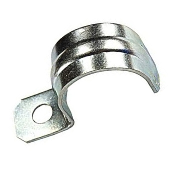 Скоба Промрукав металлическая однолапковая СМО 19-20 мм отв. d 6,5 мм [уп.100шт]