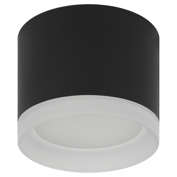 Светильник накладной потолочный ЭРА OL17 под лампу GX53 BK алюминий, черный (5056396234074)
