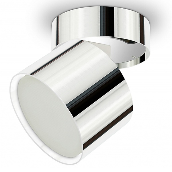 Светильник накладной ЭРА OL12 под лампу GX53 CH, алюминий, цвет хром (5056396233275)