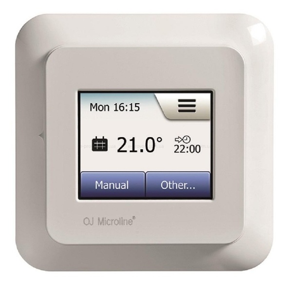 Программируемый терморегулятор (слоновая кость) OCD5-1999-RUP1 сенсорный