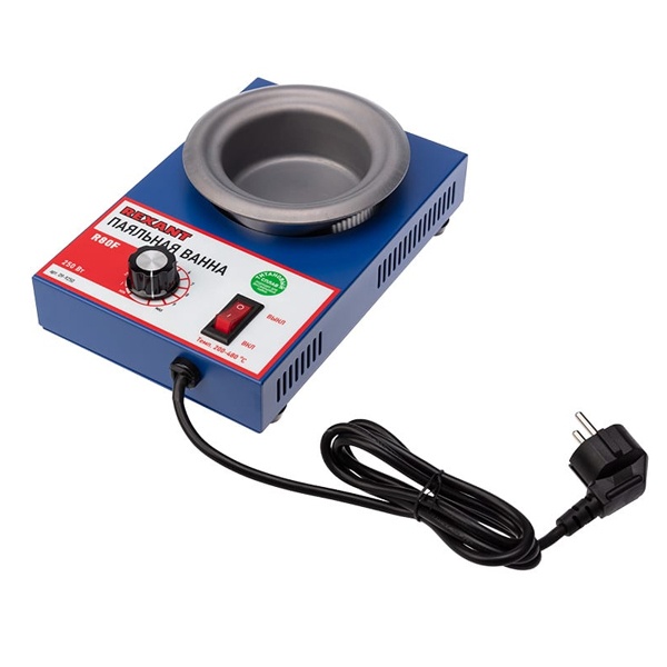 Паяльная ванна Rexant R80F, бессвинцовая, 250 Вт, d80 мм, 200-480C