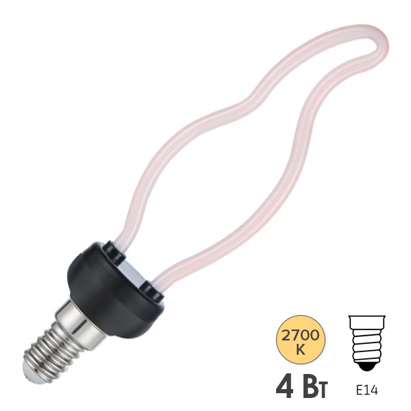 Лампа филаментная светодиодная Gauss Artline CT35 4W 2700K E14 330Lm молочный