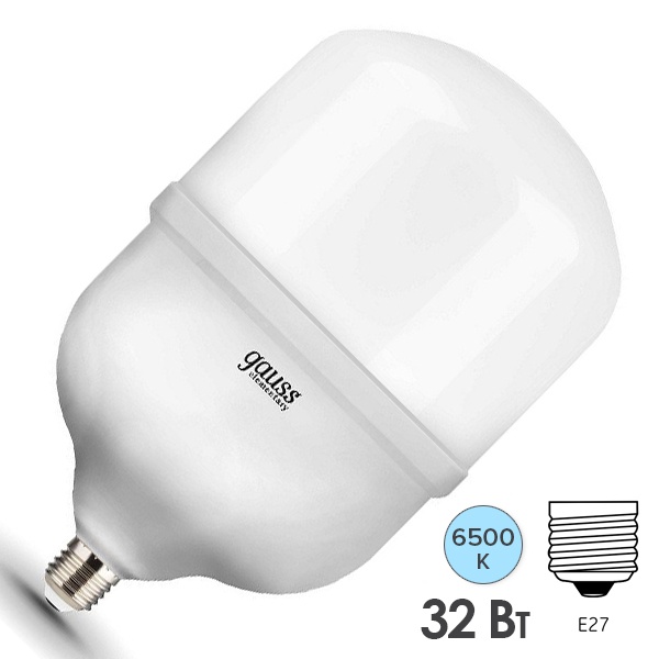 Лампа светодиодная Gauss LED Elementary T100 32W 6500K 180-240V E27 2700lm