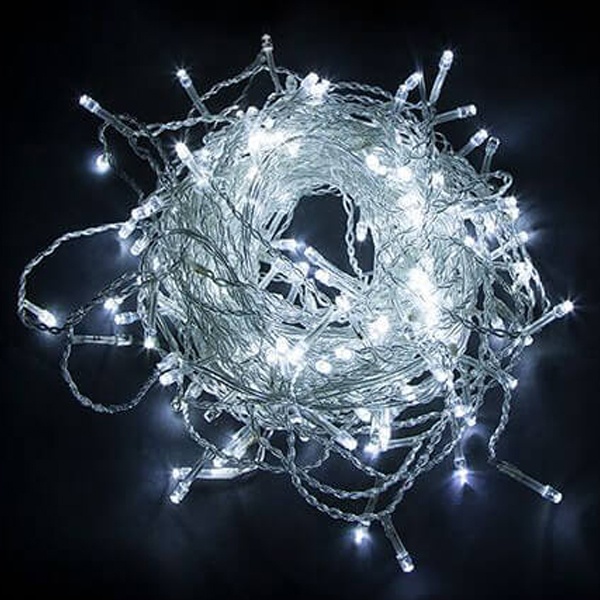 Светодиодная гирлянда Feron CL18 занавес 1,5x1,5м + 3м 230V 5000K c питанием от сети