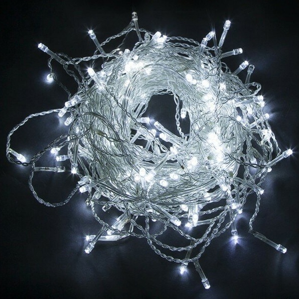 Светодиодная гирлянда Feron CL21 занавес 3x2м + 3м 230V 5000K, эффект стробов, c питанием от сети