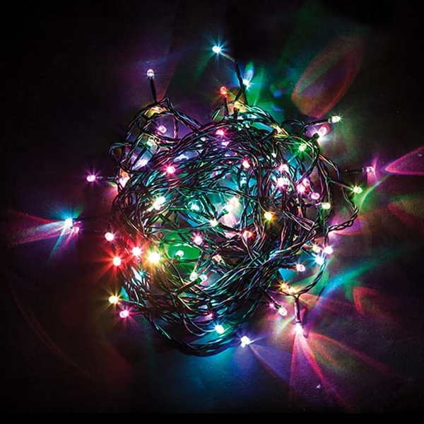 Светодиодная гирлянда Feron CL93 15 веток (5м) + 6м мульти c питанием от сети 230V IP44