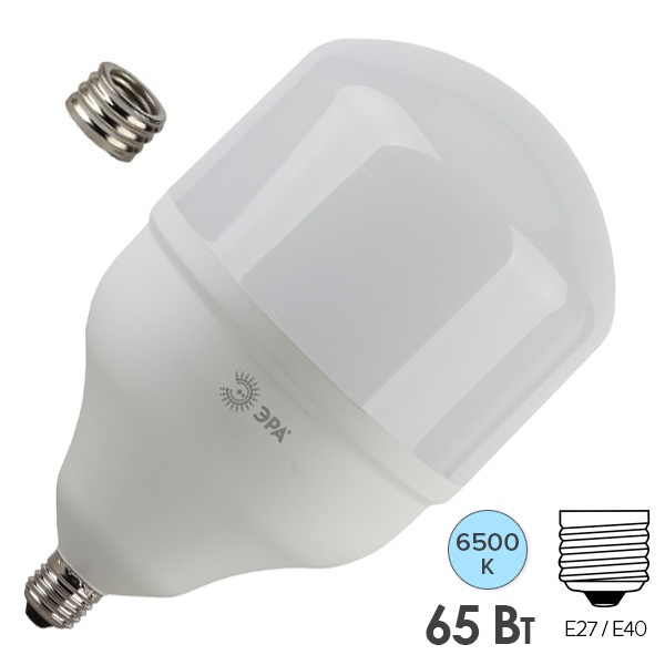 Лампа светодиодная ЭРА STD LED POWER T160 65W 6500K E27-E40 колокол дневной свет (5056183728304)