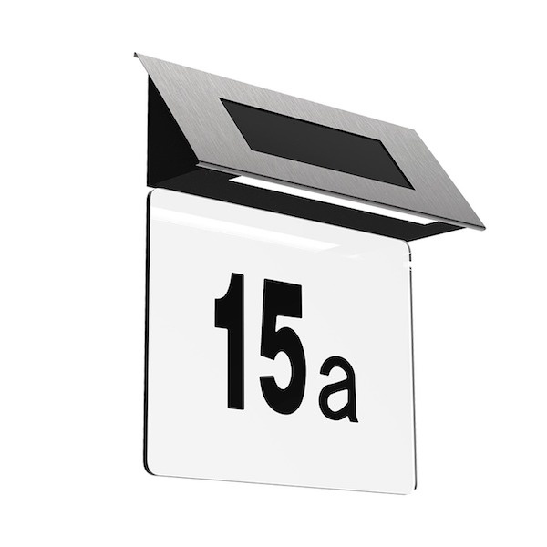 Номер дома на солнечной батарее Gauss LED Solar, 6500K