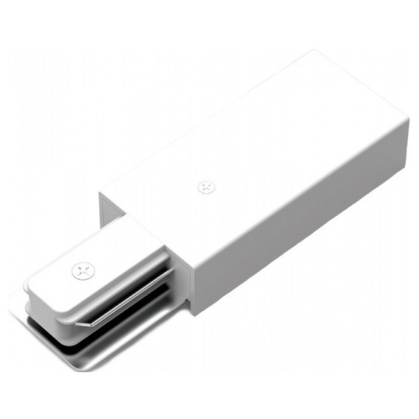 Адаптер питания Gauss для подключения трековых шинопроводов к сети белый