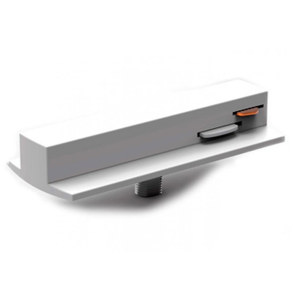 Адаптер Gauss для подключения светильника к трековой системе (с фиксирующей шайбой) цвет белый