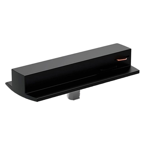 Адаптер Gauss для подключения светильника к трековой системе (с фиксирующей шайбой) цвет черный