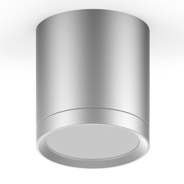 Светильник светодиодный накладной с рассеивателем Gauss HD019 6W (хром сатин) 4100K 68х75,420лм