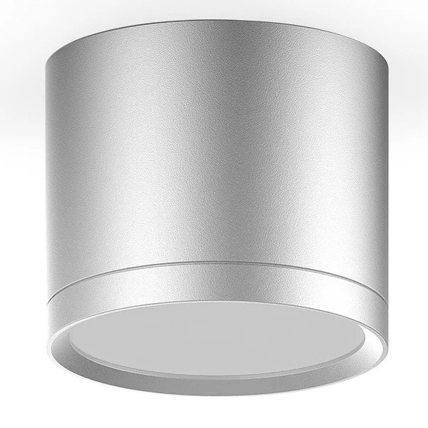 Светильник светодиодный накладной с рассеивателем Gauss HD020 10W (хром сатин) 4100K 88х75,720лм