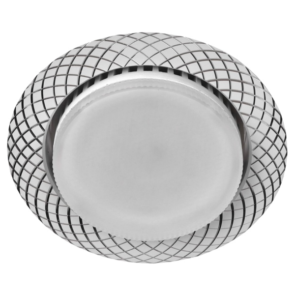 Светильник декоративный ЭРА KL 76 AL/WH/1 белый под лампу Gx53 (5056396233800)