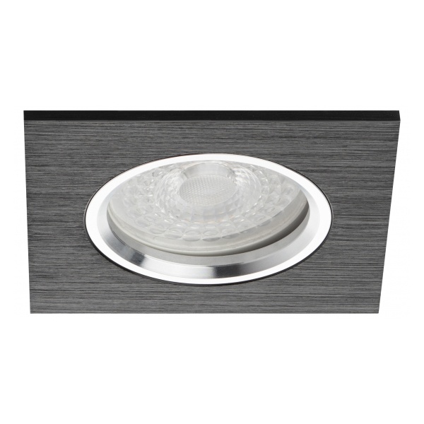 Светильник ЭРА KL57 SL/BK литой алюминевый MR16 12V/220V 50W серебро/черный (5055398672624)