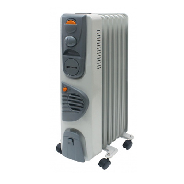 Масляный обогреватель TDM МО-7ТВ 1500Вт, 7 секций, вентилятор, регулятор мощности, термостат