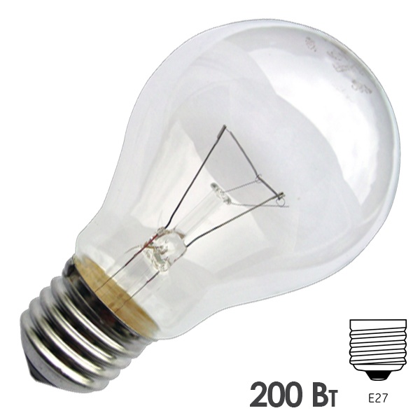 Термоизлучатель Osram CENTRA A CL 200W 230V 2500lm E27 d80x166mm (лампа вибростойкая)