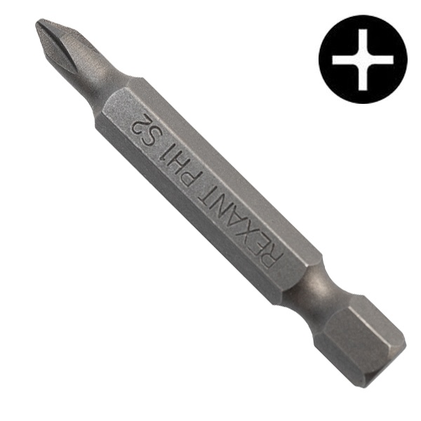 Бита Kranz PH 1x50 мм для шуруповерта сталь S2 5 шт. (лента)