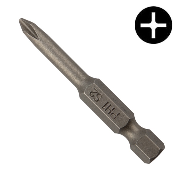 Бита Kranz PH1х50 мм для шуруповерта (упак. 10 шт.)