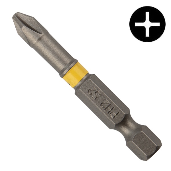 Бита Kranz для шуруповерта PH2х50 мм (2 шт./уп.)