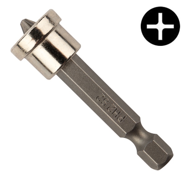 Бита Kranz для шуруповерта PH2х50 мм под гипсокартон (2 шт./уп.)