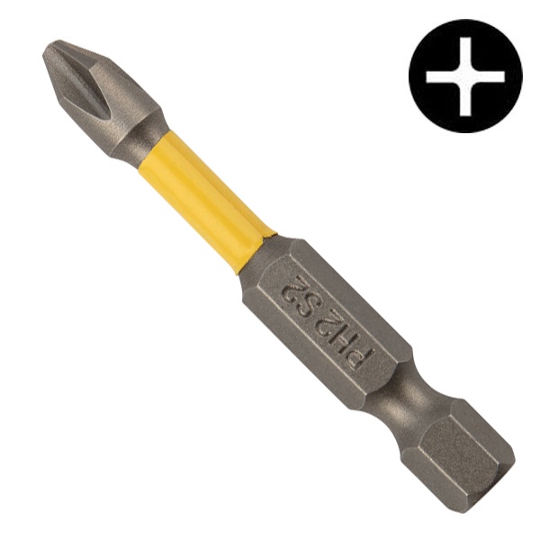 Бита Kranz для шуруповерта IMPACT PH2x50 мм (2 шт./уп.)