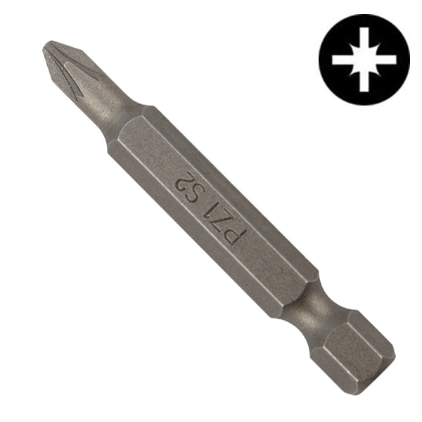 Бита Kranz PZ 1x50 мм для шуруповерта сталь S2 5 шт. (лента)