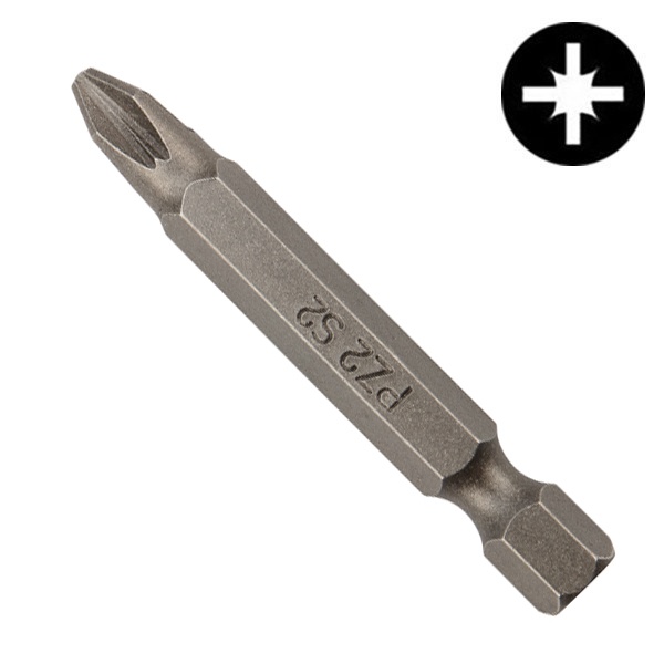 Бита Kranz PZ 2x50 мм для шуруповерта сталь S2 5 шт. (лента)