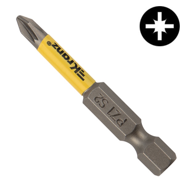 Бита Kranz для шуруповерта  PZ1х50 мм (2 шт./уп.)