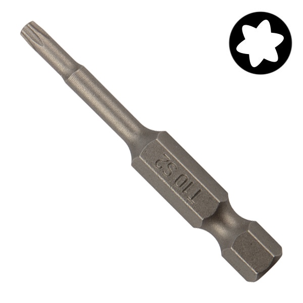 Бита Kranz для шуруповерта Torx T10х50 мм (2 шт./уп.)