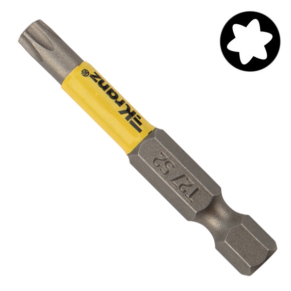 Бита Kranz для шуруповерта Torx T27х50 мм (2 шт./уп.)