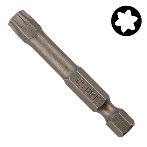 Бита Kranz Torx T-40х50 мм для шуруповерта (упак. 10 шт.)