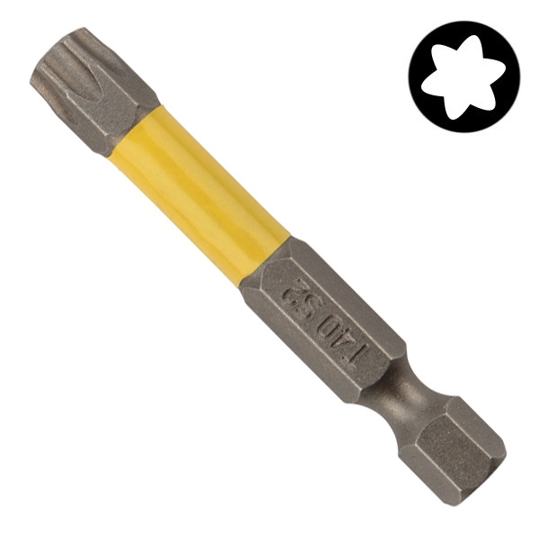 Бита Kranz для шуруповерта Torx T40х50 мм (2 шт./уп.)