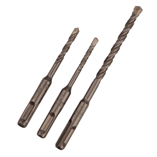 Набор буров по бетону Kranz 5х110, 6х110, 8х160 мм, 3 шт., в пластиковой коробке SDS Plus