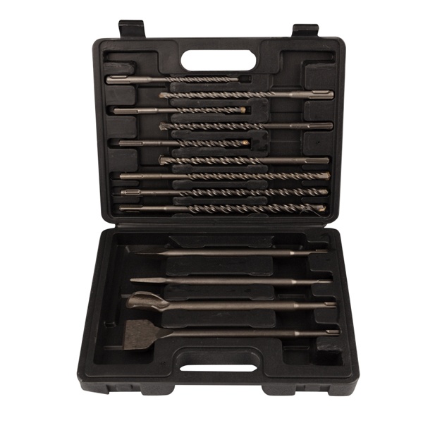 Набор буров и долот Kranz SDS Plus, 13 предметов